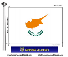 Bandera país de Chipre
