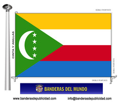 Bandera país de Comores  