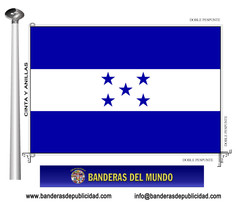 Bandera país de Honduras 