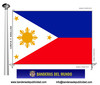 Bandera País de Filipines.