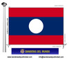 Bandera País de Laos.