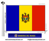 Bandera País de Moldavia.