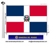 Bandera País de la República Dominicana.