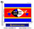 Bandera país de Swazilandia 