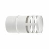 Sombrerete Pellet Horizontal Inox Blanco