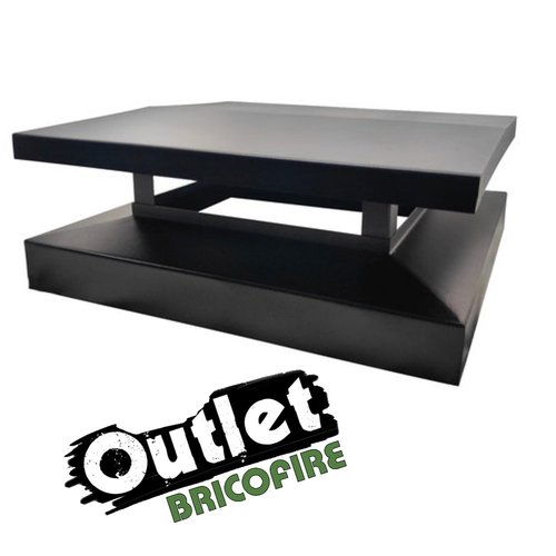 OUTLET: Sombrero Ecovent 540x420 negro mate