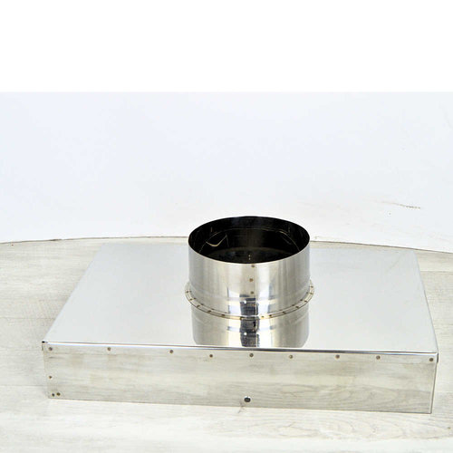 OUTLET: Caja Inox de 500x320 mm salida 175mm