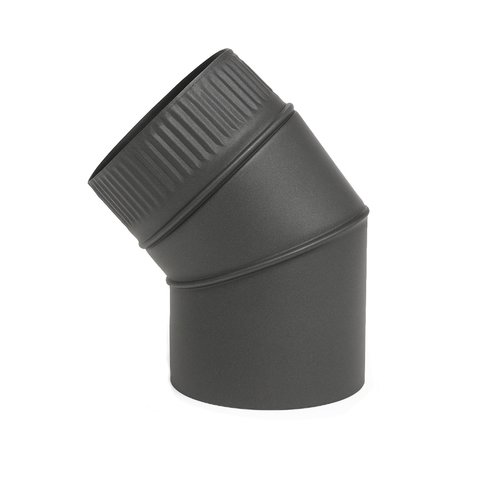 Codo 45º Negro Mate de Sección