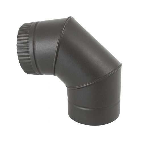 Codo 90º Negro Mate de Sección