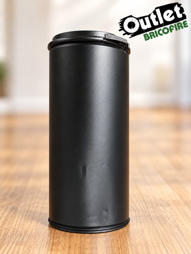 OUTLET: Tubo doble pared inox-negro PRACTIC 200/250 50 cm OUTLET: Tubo doble pared inox-negro PRACTIC 200/250 50 cm
