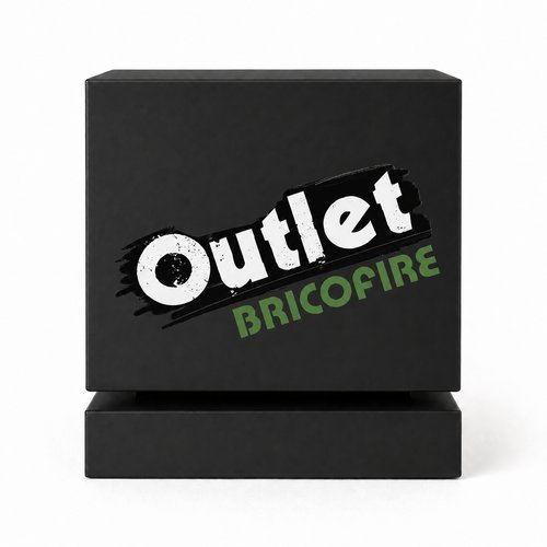 OUTLET: Sombrerete Estatico Deflector 500x500 negro mate