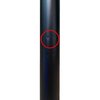 OUTLET: Tubo doble pared 80/125 Inox Negro Mate 100 cm