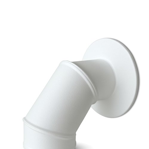 Embellecedor Pellet 80 Blanco Mate