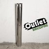 OUTLET: Tubo Pared Simple Inox 125 mm 100 cm
