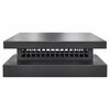 OUTLET: Ecovent 630x630 Negro Mate con malla antipájaros OUTLET: Ecovent 630x630 Negro Mate con malla antipájaros
