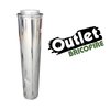 OUTLET: Tubo doble pared 150/200 inox 100 cm