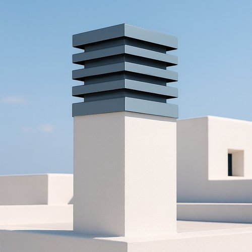 sombrerete chimenea moderno Ventia 7040 aluminio
