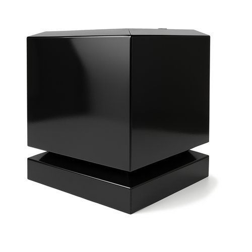 Sombrerete estatico deflector antirrevoco y antilluvia para chimeneas. Negro brillo