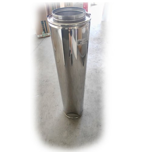 OUTLET: Tubo doble pared 150/200 inox 100 cm