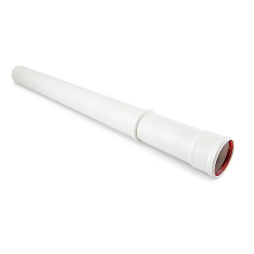 Tubo pellet extensible blanco
