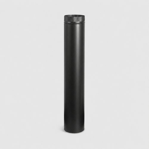 OUTLET: Tubo Galvanizado Negro Mate 175 mm
