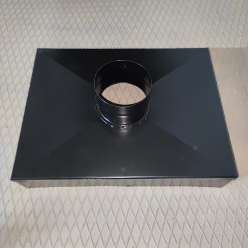Outlet: caja de aspiración 350x455 salida 120 mm negro mate
