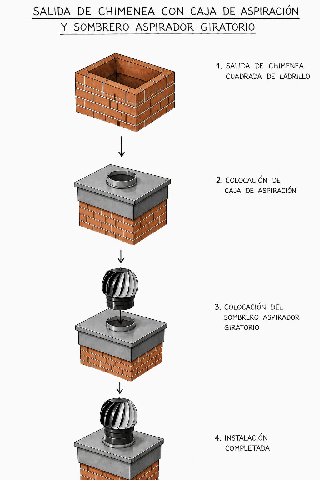 Caja de aspiraci&oacute;n m&aacute;s aspirador giratorio