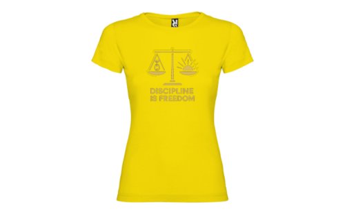 Camiseta Mujer DISCIPLINE IS FREEDOM
