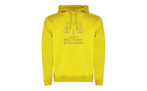 Sudadera Unisex DISCIPLINE IS FREEDOM Sudadera Unisex DISCIPLINE IS FREEDOM