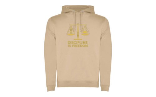 Sudadera Unisex DISCIPLINE IS FREEDOM Sudadera Unisex DISCIPLINE IS FREEDOM