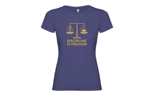 Camiseta Mujer DISCIPLINE IS FREEDOM