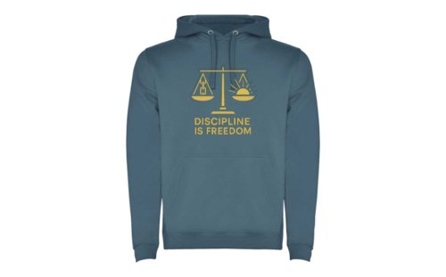 Sudadera Unisex DISCIPLINE IS FREEDOM Sudadera Unisex DISCIPLINE IS FREEDOM