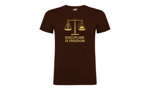 Camiseta Hombre DISCIPLINE IS FREEDOM Camiseta Hombre DISCIPLINE IS FREEDOM