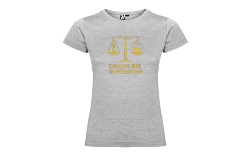 Camiseta Mujer DISCIPLINE IS FREEDOM