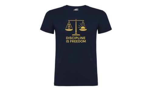 Camiseta Hombre DISCIPLINE IS FREEDOM Camiseta Hombre DISCIPLINE IS FREEDOM