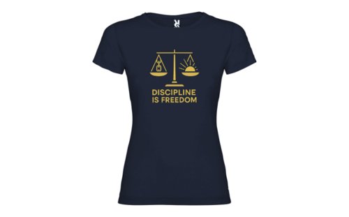 Camiseta Mujer DISCIPLINE IS FREEDOM