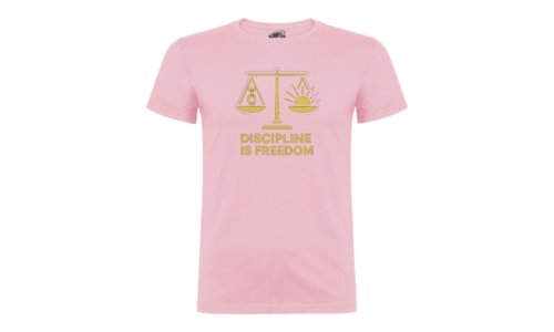Camiseta Hombre DISCIPLINE IS FREEDOM Camiseta Hombre DISCIPLINE IS FREEDOM