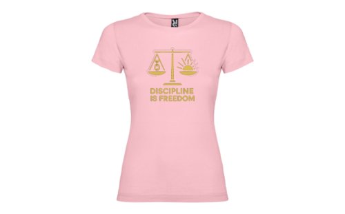 Camiseta Mujer DISCIPLINE IS FREEDOM