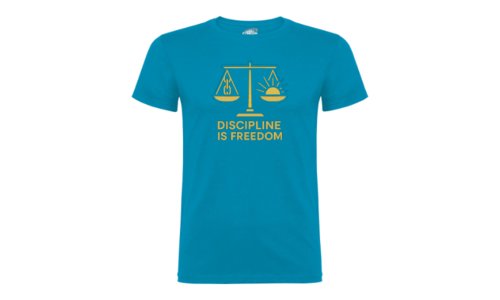 Camiseta Hombre DISCIPLINE IS FREEDOM Camiseta Hombre DISCIPLINE IS FREEDOM