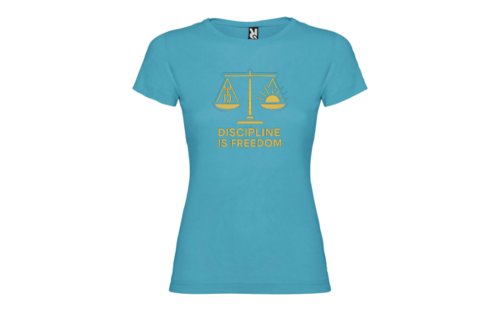 Camiseta Mujer DISCIPLINE IS FREEDOM