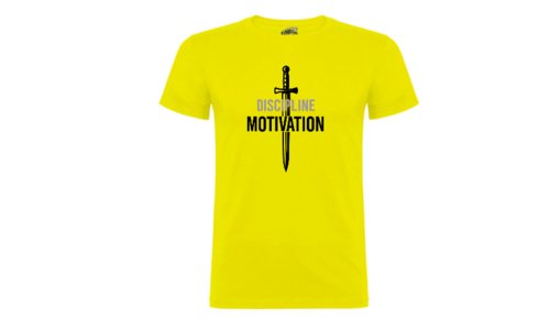 Camiseta Hombre DISCIPLINE MOTIVATION