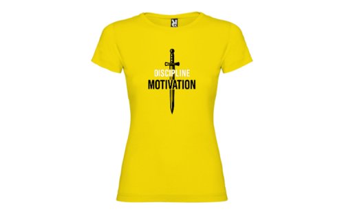 Camiseta Mujer DISCIPLINE MOTIVATION