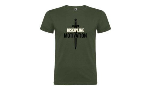 Camiseta Hombre DISCIPLINE MOTIVATION