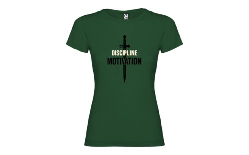 Camiseta Mujer DISCIPLINE MOTIVATION