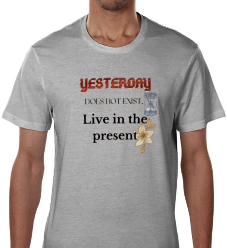 Camiseta unisex Live in the present