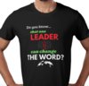 Camiseta unisex Un Líder puede cambiar el mundo
