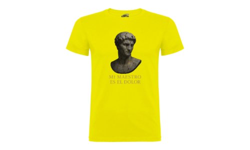 Camiseta Hombre MI MAESTRO ES EL DOLOR Camiseta Hombre MI MAESTRO ES EL DOLOR