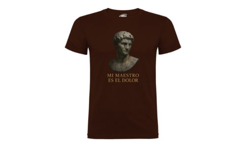 Camiseta Hombre MI MAESTRO ES EL DOLOR Camiseta Hombre MI MAESTRO ES EL DOLOR