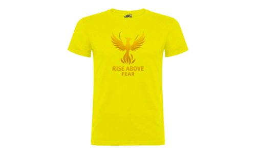 Camiseta Hombre RISE ABOVE FEAR