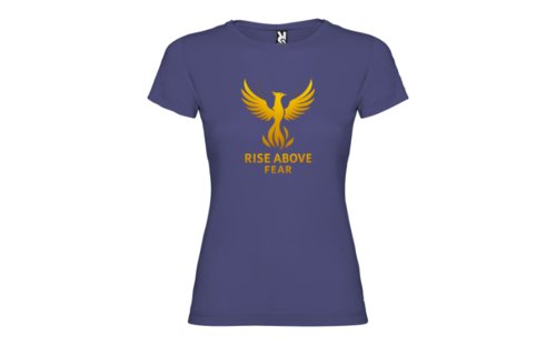 Camiseta Mujer RISE ABOVE FEAR